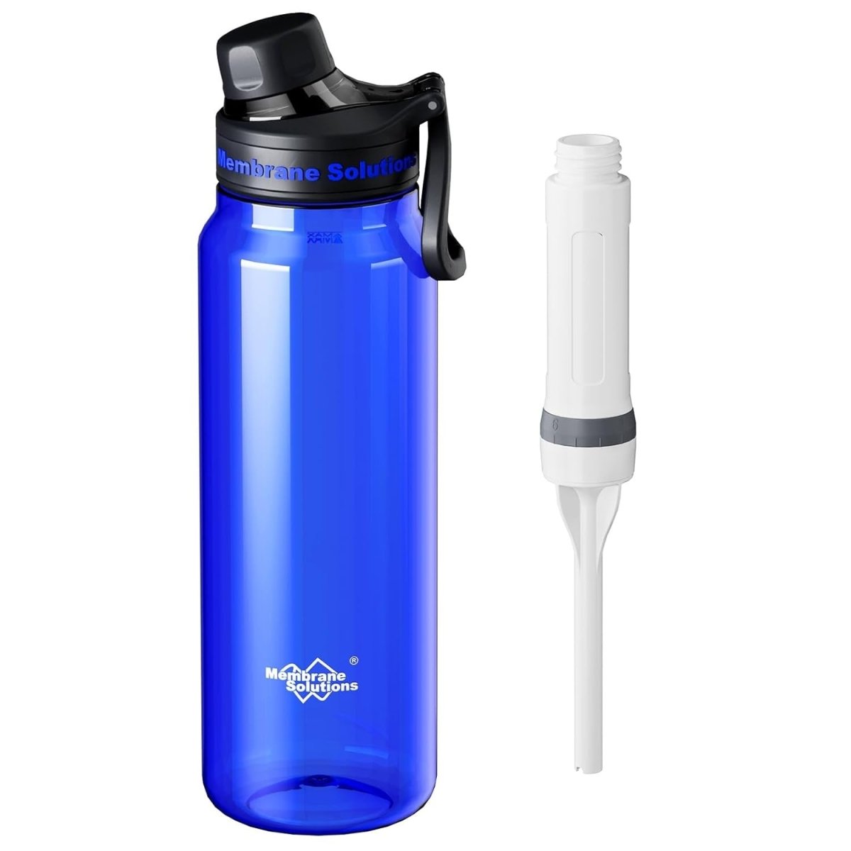 Advanced ACF Filter BPA-Free Water Bottle, 4-Stage Filtration, Travel Blue Translucent - Davere GoodsW14013564
