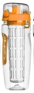 Leakproof 32oz BPA Free Water Bottle with Fruit Infuser, Sports Bottle for Juicy Hydration - Davere GoodsStyle B