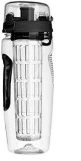 Leakproof 32oz BPA Free Water Bottle with Fruit Infuser, Sports Bottle for Juicy Hydration - Davere GoodsStyle E