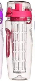 Leakproof 32oz BPA Free Water Bottle with Fruit Infuser, Sports Bottle for Juicy Hydration - Davere GoodsStyle D