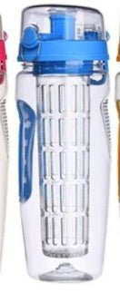 Leakproof 32oz BPA Free Water Bottle with Fruit Infuser, Sports Bottle for Juicy Hydration - Davere GoodsStyle G