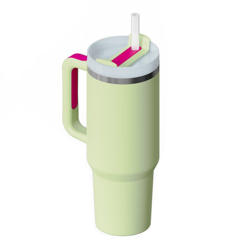 40oz Stainless Steel Mug: Premium Insulated Coffee Cup for Ultimate Beverage Enjoyment - My StoreLight Green