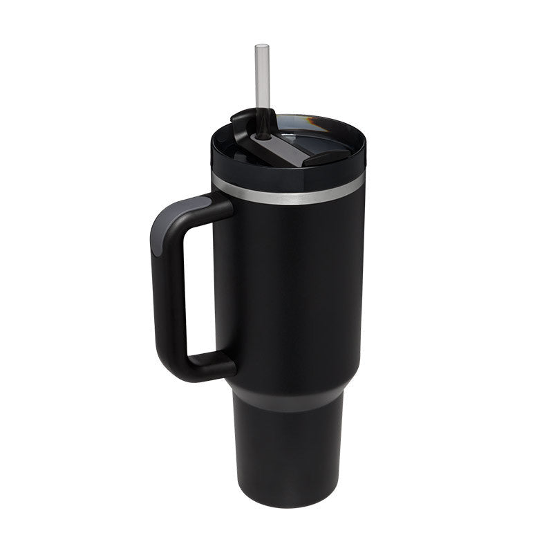 40oz Stainless Steel Mug: Premium Insulated Coffee Cup for Ultimate Beverage Enjoyment - My StoreBlack