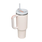 40oz Stainless Steel Mug: Premium Insulated Coffee Cup for Ultimate Beverage Enjoyment - My StoreRose quartz