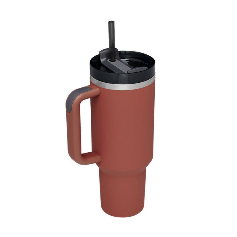40oz Stainless Steel Mug: Premium Insulated Coffee Cup for Ultimate Beverage Enjoyment - My StoreRed rust