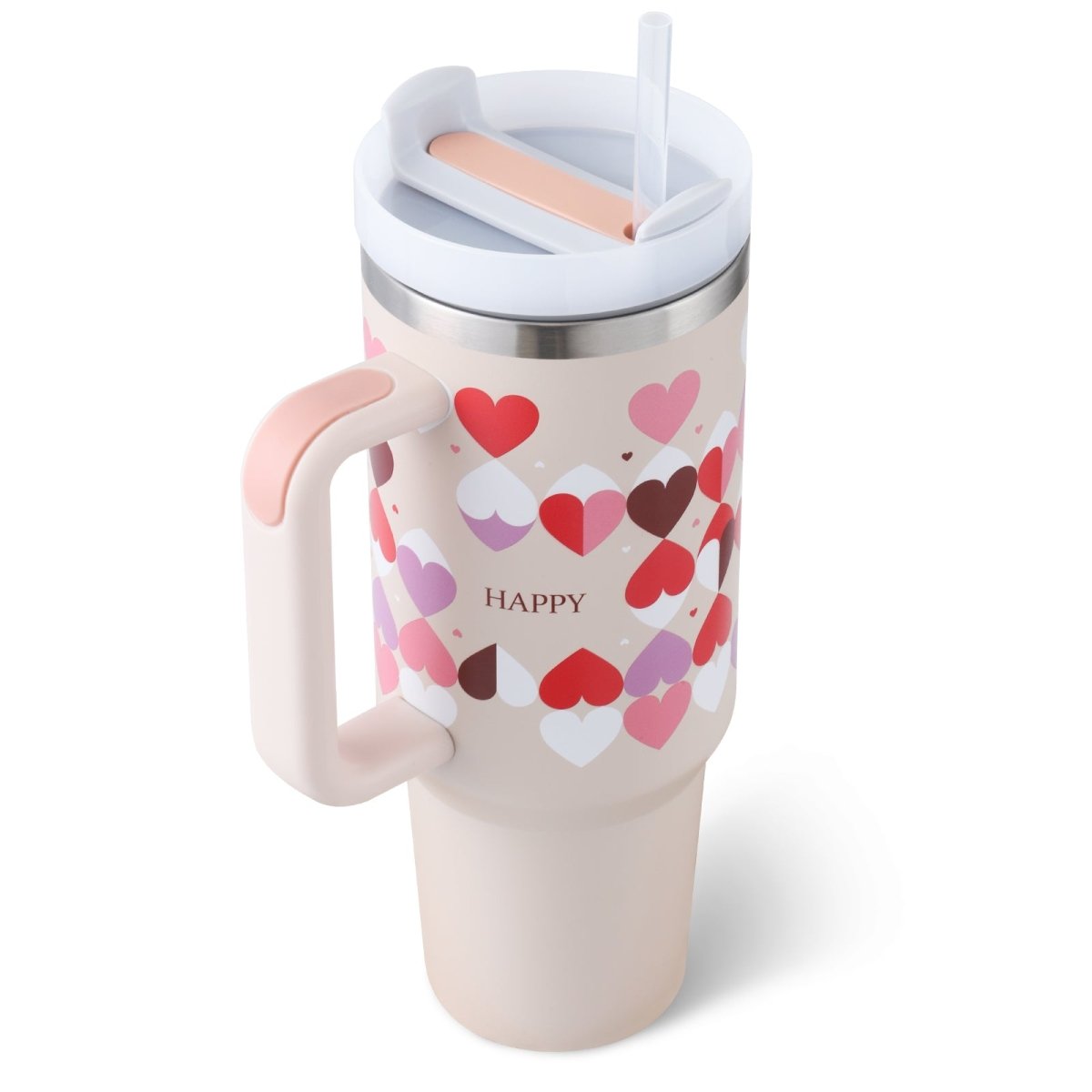40oz Stainless Steel Mug: Premium Insulated Coffee Cup for Ultimate Beverage Enjoyment - My StorePink love A