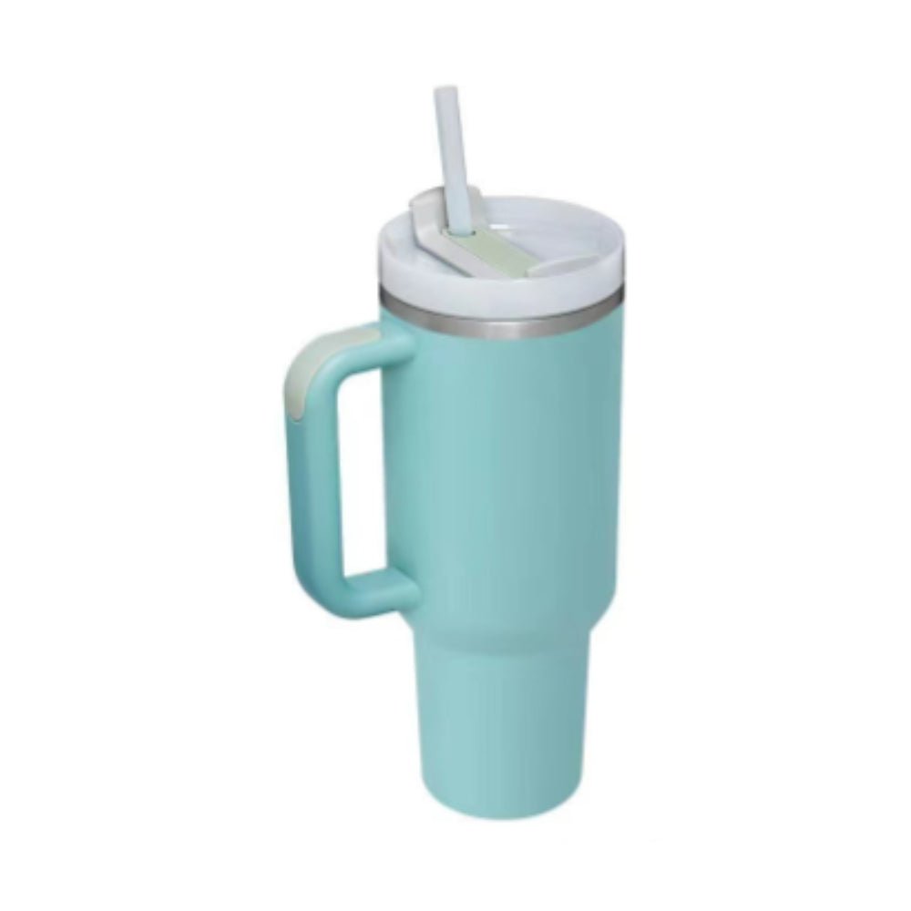 40oz Stainless Steel Mug: Premium Insulated Coffee Cup for Ultimate Beverage Enjoyment - My StoreSecond generation light green