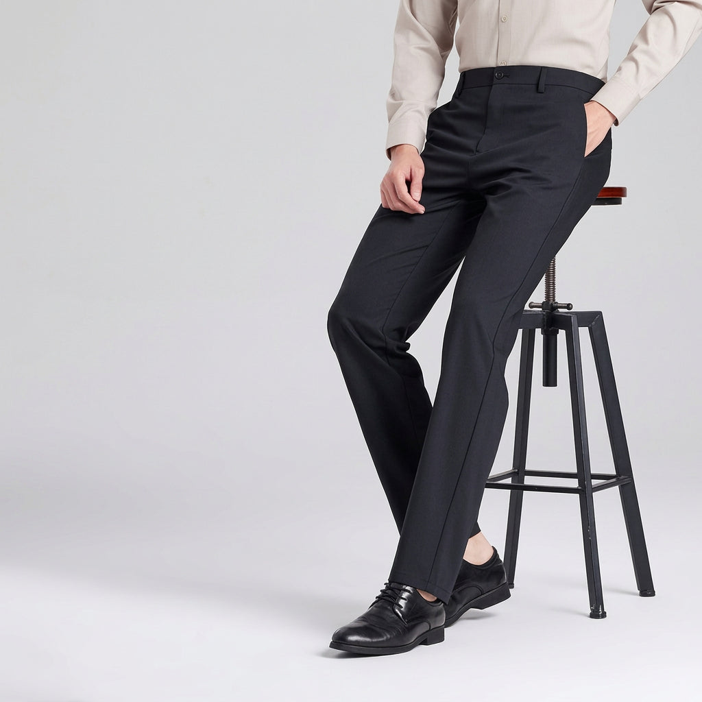 Men's Business Casual Straight Leg Pants