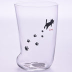 Adorable Cat & Tiger Paws Glass Cup Set - Unique Milk Coffee Mug Combo - Davere GoodsCat