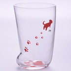 Adorable Cat & Tiger Paws Glass Cup Set - Unique Milk Coffee Mug Combo - Davere GoodsDog
