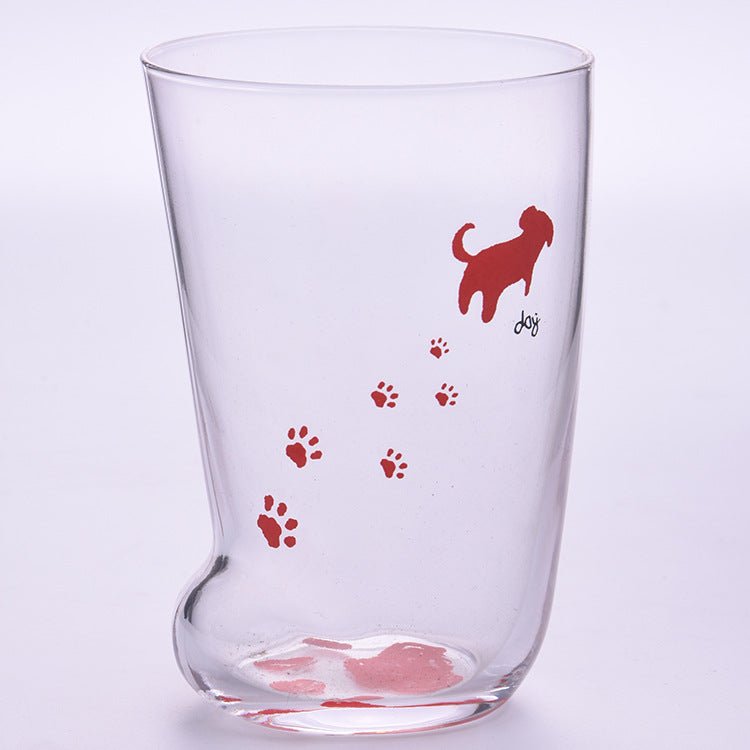 Adorable Cat & Tiger Paws Glass Cup Set - Unique Milk Coffee Mug Combo - Davere GoodsDog