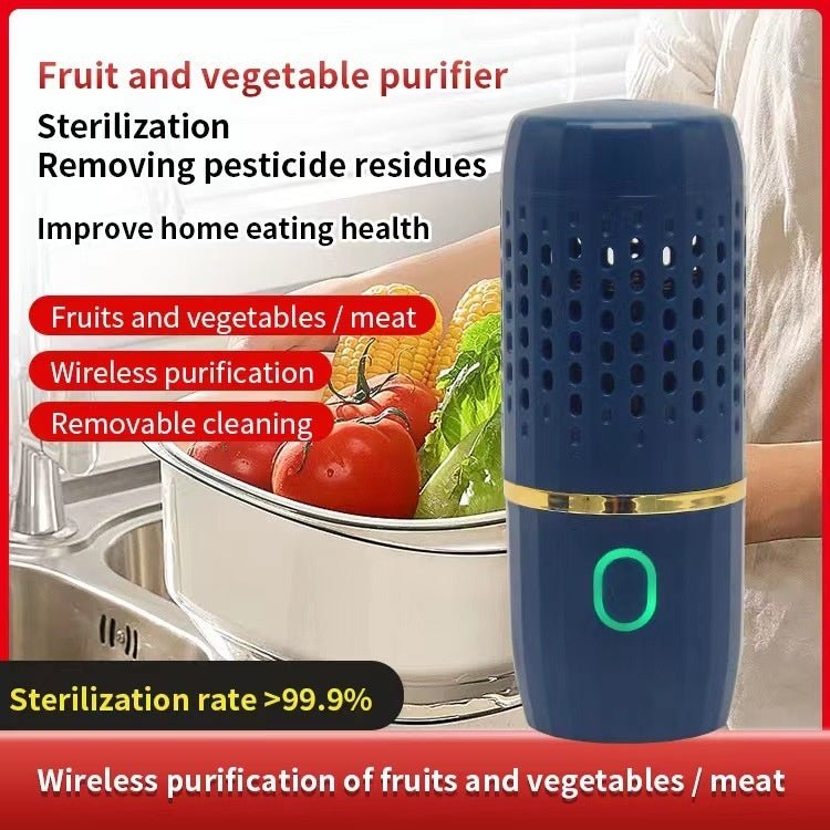 Fruit and Vegetable Purifier - Remove Pesticides Safely - Davere GoodsSea Blue
