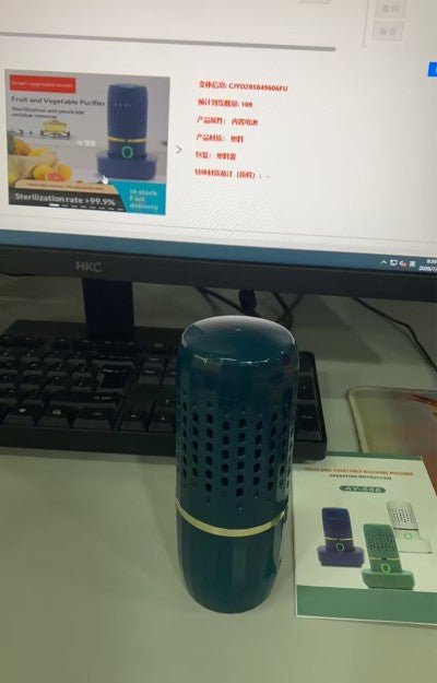 Fruit and Vegetable Purifier - Remove Pesticides Safely - Davere GoodsSea Blue