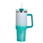 Fashionable Stainless Steel Tumbler with Large Capacity and Double-layer Vacuum Insulation - Davere GoodsWhite Green