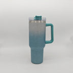 Fashionable Stainless Steel Tumbler with Large Capacity and Double-layer Vacuum Insulation - DavereGoods Gradient Green