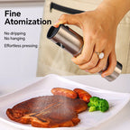 Oil Injector Bottle with 100ml Capacity, Stainless Steel Visual Scale, Easy One-Handed Operation - Davere Goods