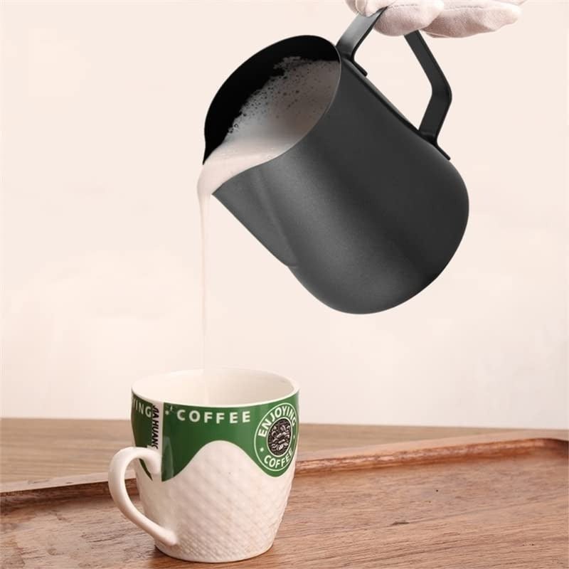 Stainless Steel Milk Frothing Jar, -600 Ml, Matte - Davere GoodsBlack