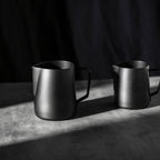 Stainless Steel Milk Frothing Jar, -600 Ml, Matte - Davere GoodsBlack
